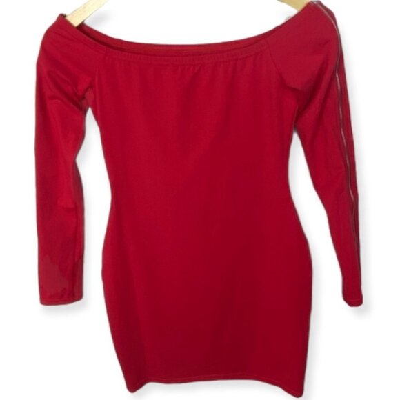 NWT Revolve By The Way‎ Alliza Zip Sleeve Mini Dress XS Size New With Tags Boho - Picture 2 of 9